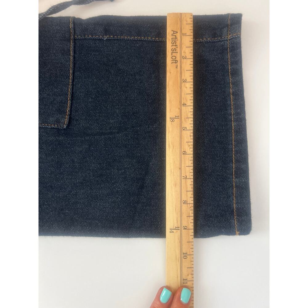 NO BOUNDARIES WOMENS BOW CARGO DARK DENIM STRETCH JEANS SIZE 4 NWT - Picture 11 of 12